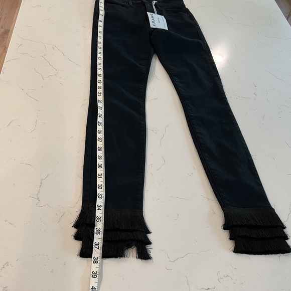 Frame Le High Skinny Triple Fringe High Rise NWT - Picture 10 of 12
